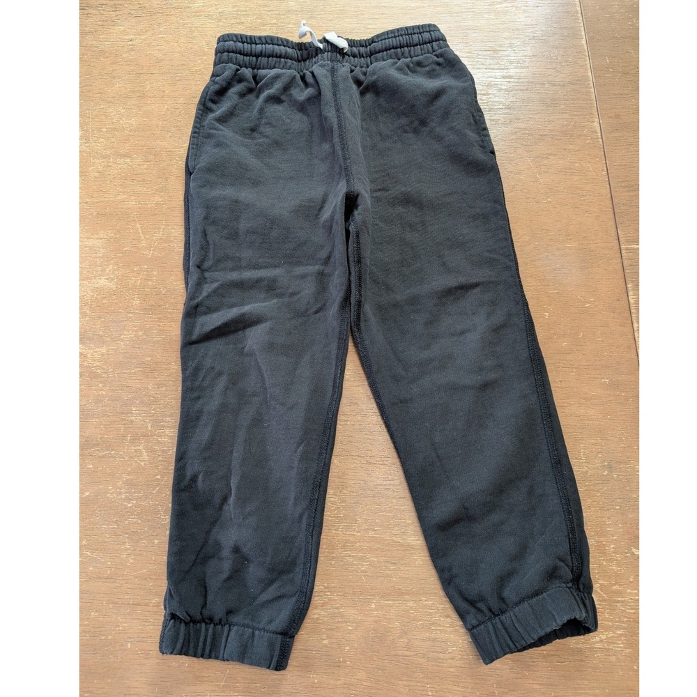 Hanna Andersson Kids black French Terry Joggers Sweatpants Size US 5 lounge